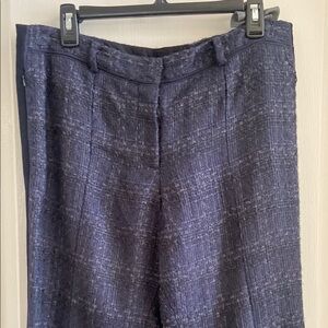 Tory Burch blue tweed pants